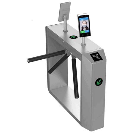 IP68 Waterproof Heavy-Duty Automatic Tripod Turnstile Gate with NFC and QR Code Access – Extreme Outdoor Pedestrian Security Barrier Solution