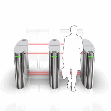 Brushless krilna kapija sa prepoznavanjem lica i QR pristupom za tech kancelarije