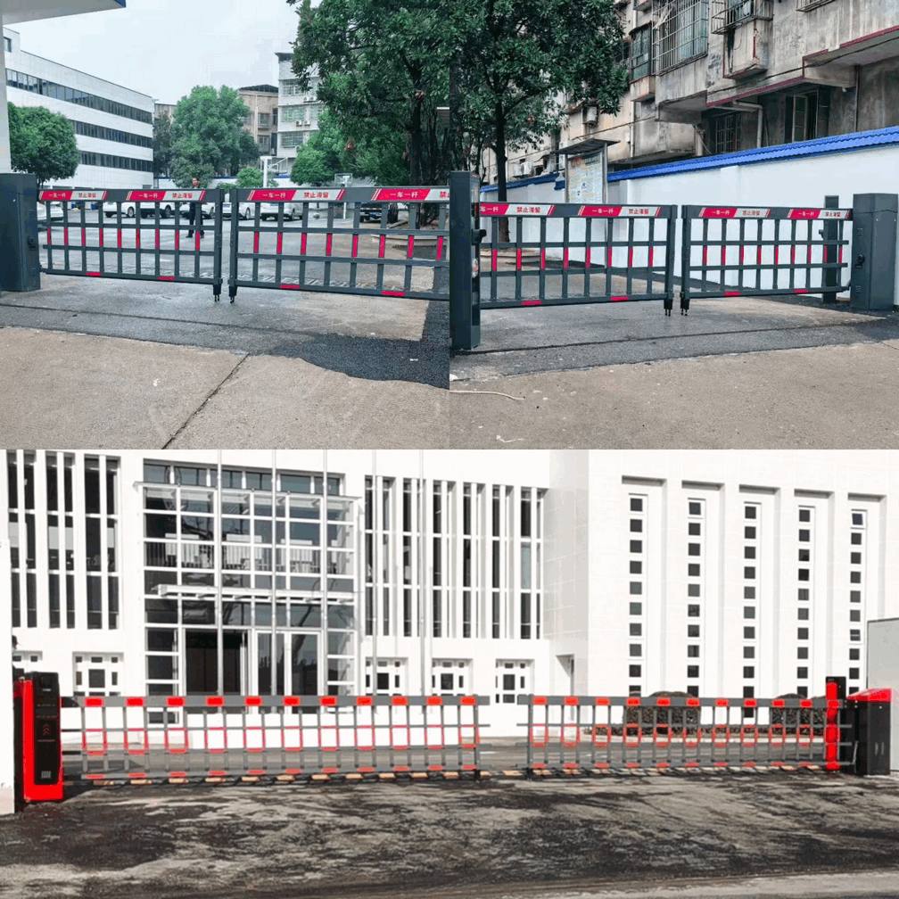 Entegre biletsiz ödeme sistemli 12m uzun menzilli düz kol trafik bariyeri