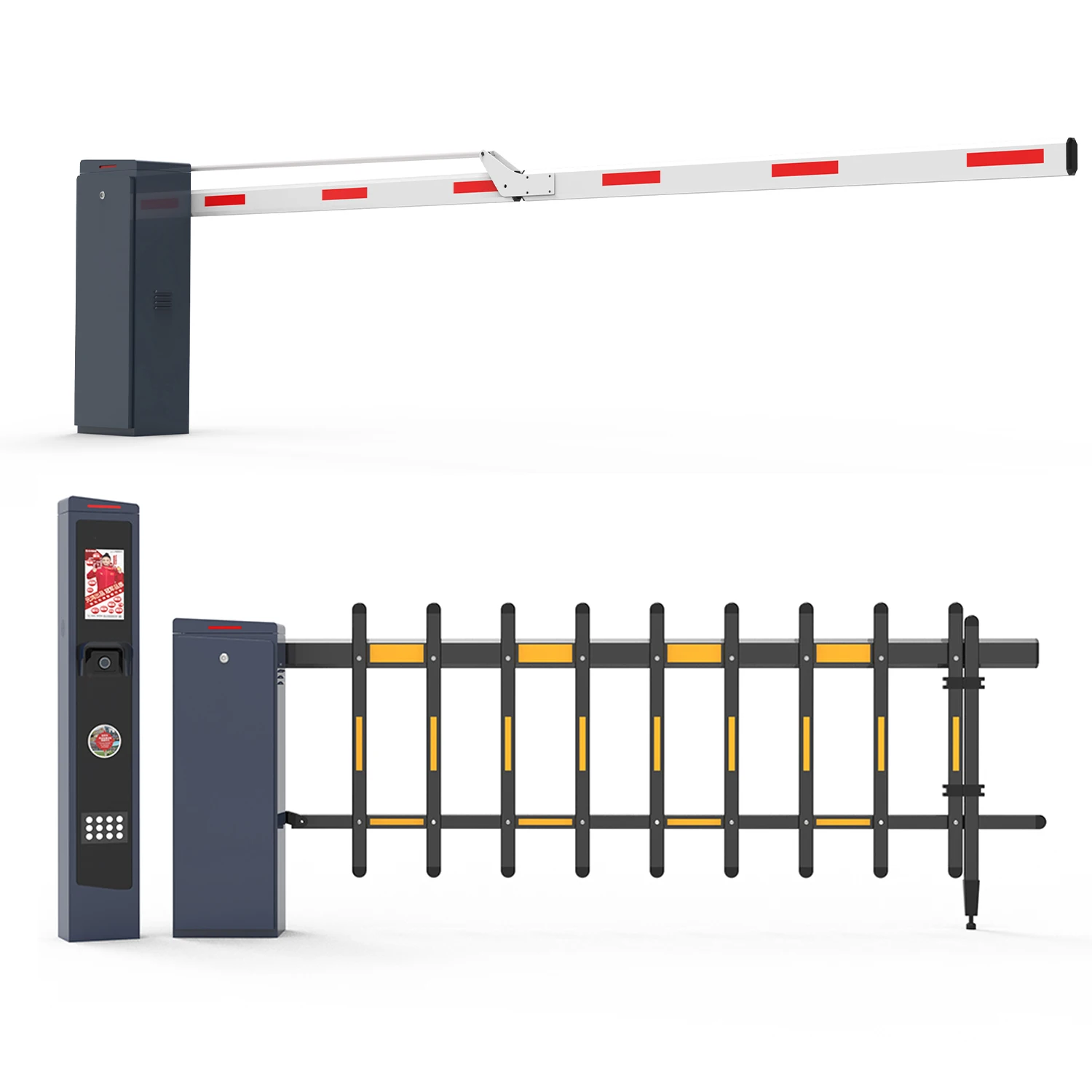 Alüminyum kollu ve kablosuz uzaktan kumandalı endüstriyel RFID güvenlik bariyeri